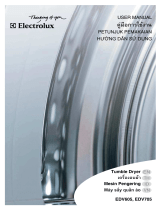 Electrolux EDV705 User manual