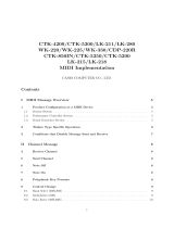Casio CDP-220R MIDI Implementation
