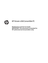 HP 15-be100 Notebook PC User guide