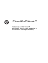 HP Stream 14 Pro Notebook PC User guide