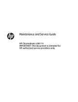 HP Chromebook x360 - 14-da0002nf User guide