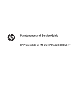 HP ProDesk 600 G3 Microtower PC User guide