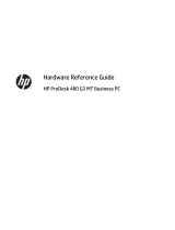 HP ProDesk 480 G3 Microtower PC Reference guide