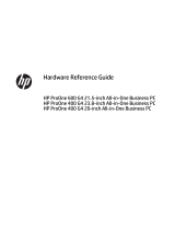 HP ProOne 600 G4 21.5-inch Non-Touch All-in-One Business PC Reference guide
