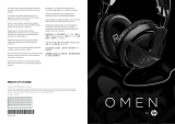 HP OMEN Headset with SteelSeries User manual