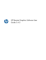 HP Remote Graphics Software (RGS) User guide