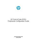 HP RP7 Single Head Magnetic Stripe Reader w/o SRED Configuration Guide
