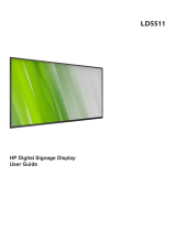 HP LD5511 55-inch Large Format Display User guide