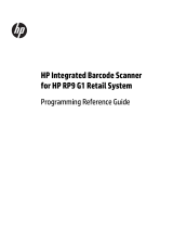 HP Retail Integrated Barcode Scanner Reference guide