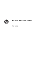 HP Linear Barcode Scanner II User manual