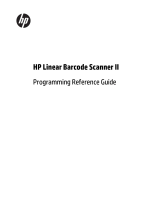 HP Linear Barcode Scanner Reference guide