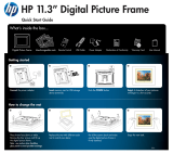 HP df1130 Digital Picture Frame Quick start guide