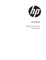HP Digital Photo Frame DF1050TW User manual