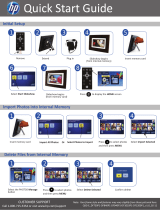 HP df840p1 Digital Picture Frame Quick start guide
