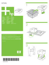 HP LaserJet 500-sheet Input Tray User guide