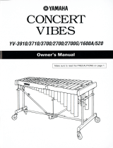Yamaha YV-3700 Owner's manual