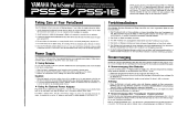 Yamaha PortaSound PSS-16 Owner's manual