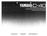 Yamaha C-40 Owner's manual