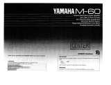 Yamaha M-60 Owner's manual