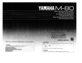 Yamaha M-80 Owner's manual