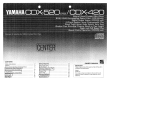 Yamaha CDX-520 Owner's manual