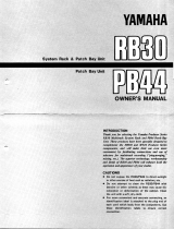 Yamaha PB44 Owner's manual