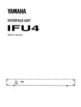 Yamaha IFU4 Owner's manual