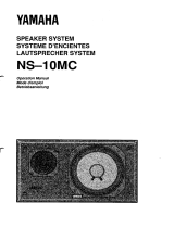Yamaha NS-10MC Owner's manual