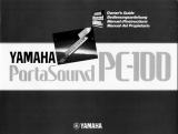 Yamaha PC-100 Owner's manual