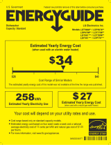 LG LDT5678ST Energy Guide Label