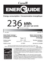 U-Line U2218RS00A 42307 05 Ca energy guide