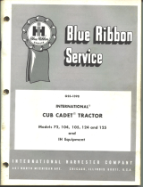 Cub Cadet 72 User manual