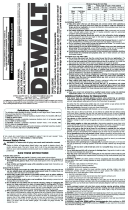 DeWalt DW505K User manual