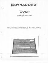 Electro-Voice Music Mixer Vector User manual