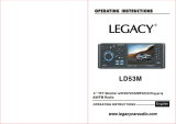 Legacy Car Audio Car Video System LD53M User manual