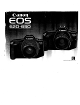 Canon Film Camera 620 User manual