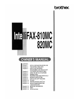 Brother 810MC User manual