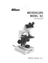 Nikon Microscope & Magnifier SC User manual