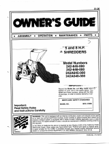 MTD Chipper 242-648-000 User manual