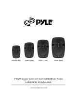 PYLE Audio Speaker System PPHP123MU User manual