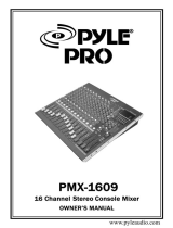 PylePro Music Mixer PMX-1609 User manual