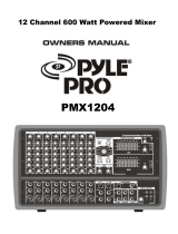 PYLE Audio Music Mixer PMX1204 User manual