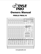 PYLE Audio Music Mixer PMXL16 User manual