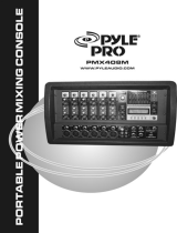 PYLE Audio Music Mixer PMX408M User manual