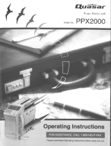 Quasar PPX2000 User manual