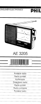 Philips Portable Radio AE 3205 User manual