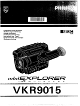 Philips Camcorder VKR 9015 User manual