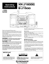 Pioneer Cassette Player S-J1500 User manual