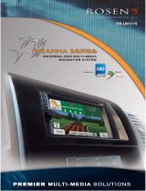 Rosen Entertainment Systems GPS Receiver PR-UN1170 User manual