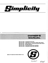 Simplicity 990506 User manual